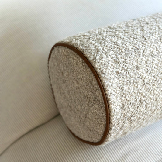 Bouclé Bolster Cushion