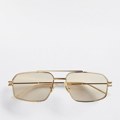 Bottega Veneta - Bond Metal Aviator Sunglasses