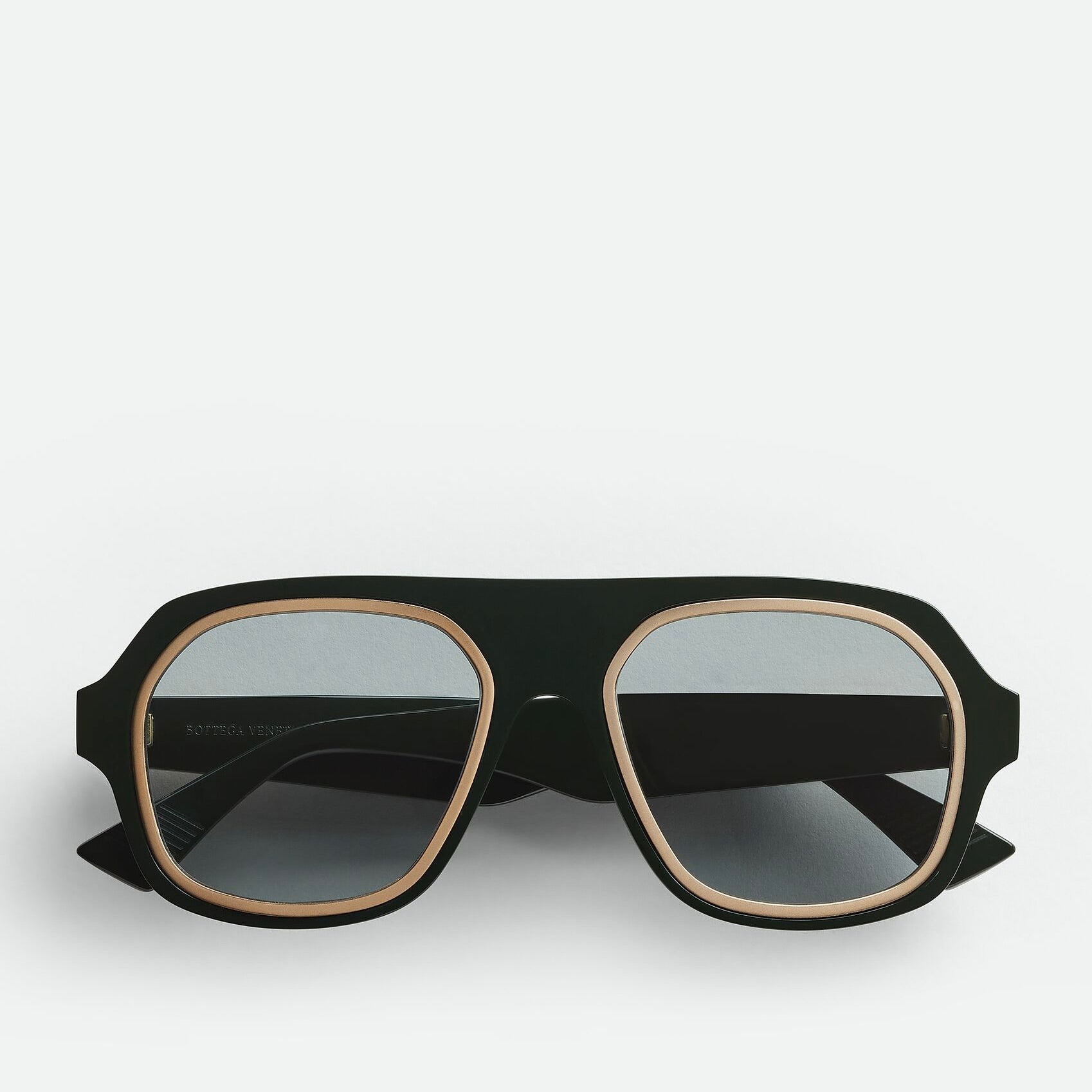 Bottega Veneta - Rim Aviator Sunglasses
