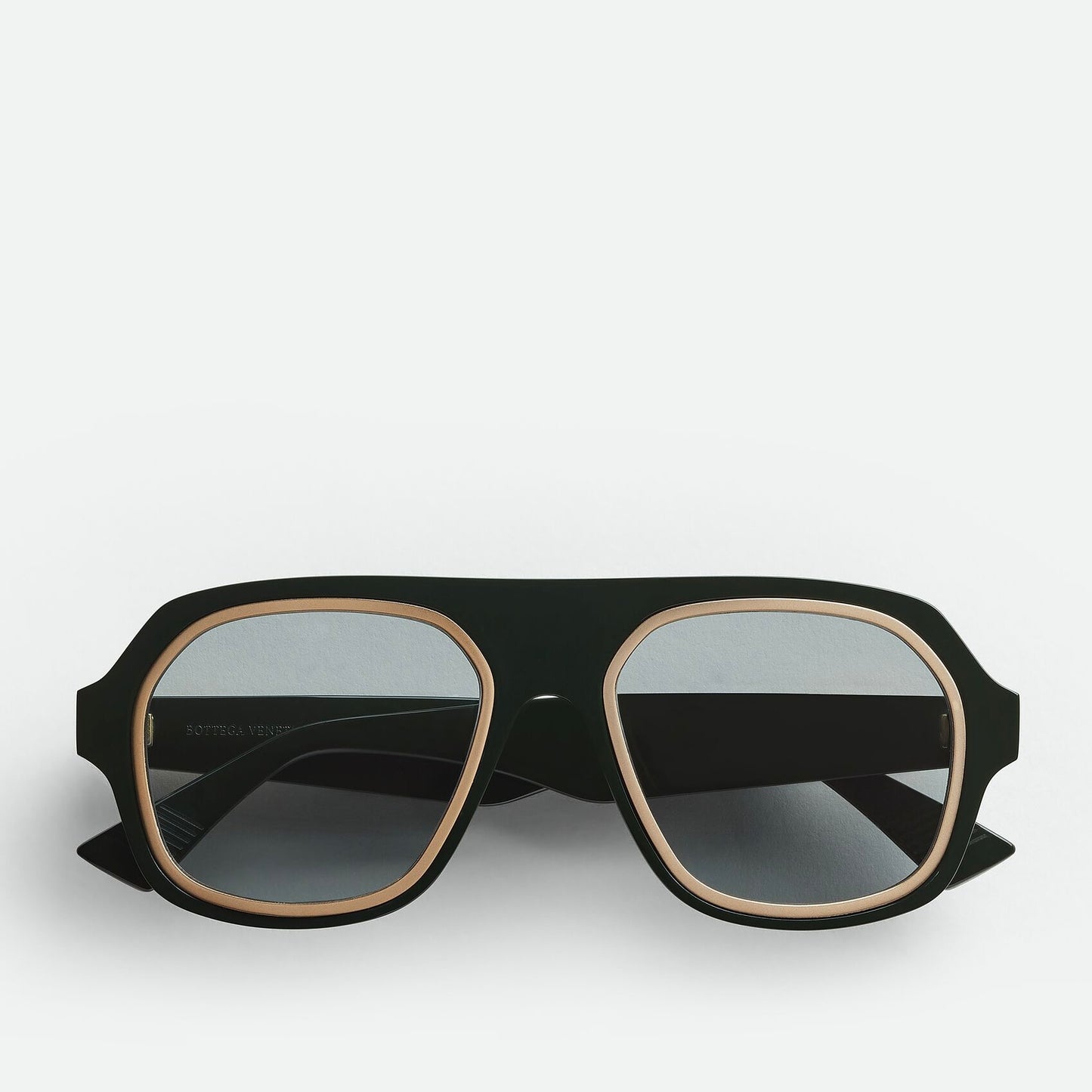 Bottega Veneta - Rim Aviator Sunglasses