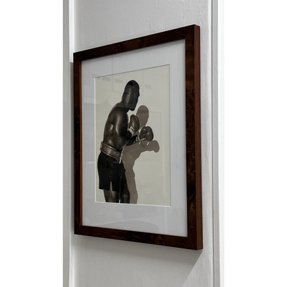 Iconic Mike Tyson by Herb Ritts in Burl Photo Frame.