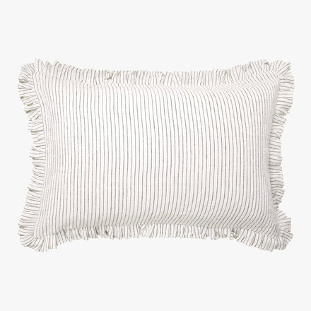 Celine French Linen Pleated Pillowcases.
