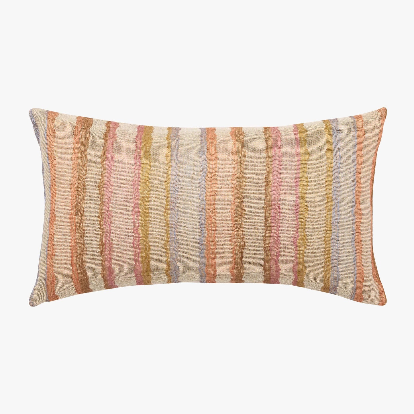 Sherbet Linen & Silk Cushion.