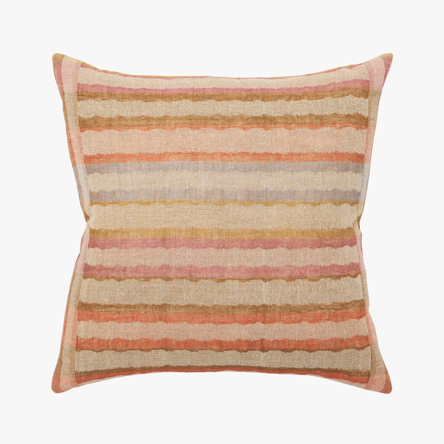 Sherbet Linen & Silk Cushion.